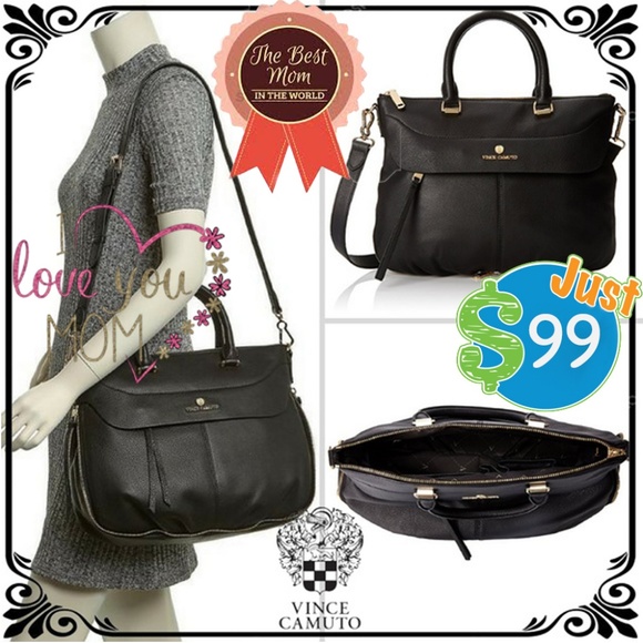 Vince Camuto Handbags - Vince Camuto Dean Satchel Top-Handle Bag
